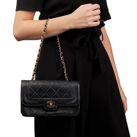 chanel diana small flap bag|vintage Chanel flap bag small.